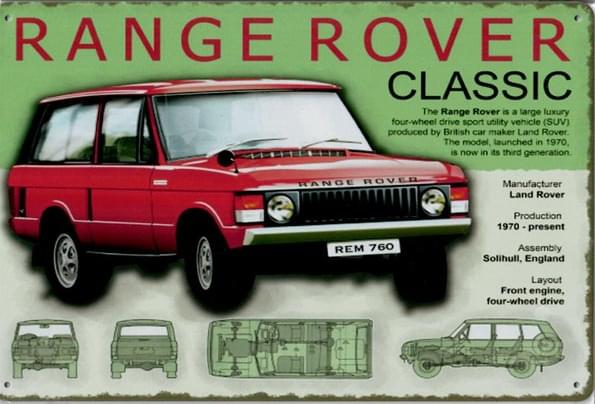 Range Rover Classic - Old-Signs.co.uk